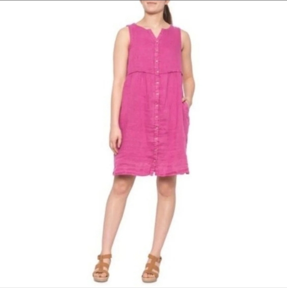 c & c california linen dress Women's C & C California Dresses